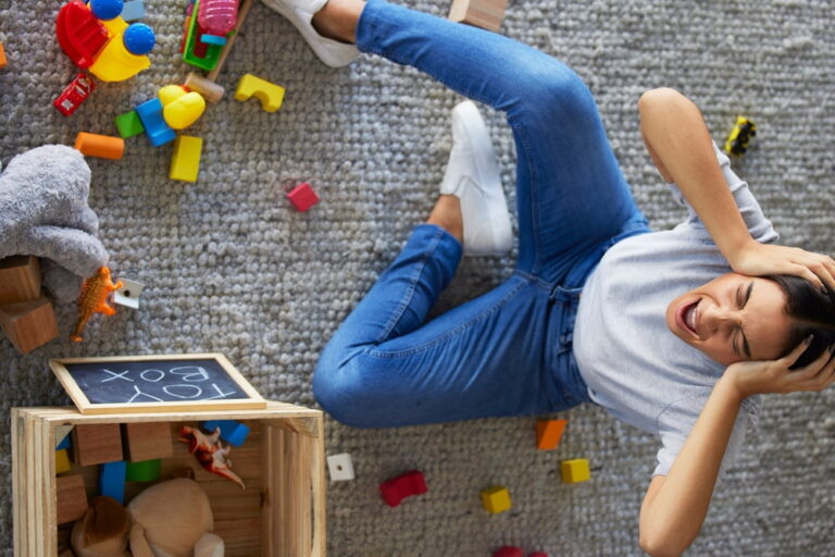 How do you handle everyday kid messes without feeling overwhelmed