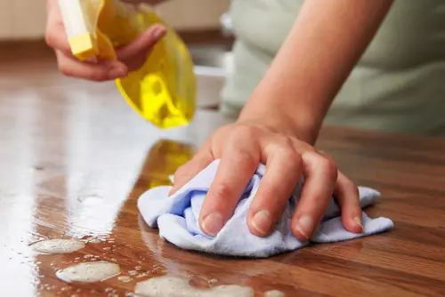 Is rubbing alcohol safe on food surfaces