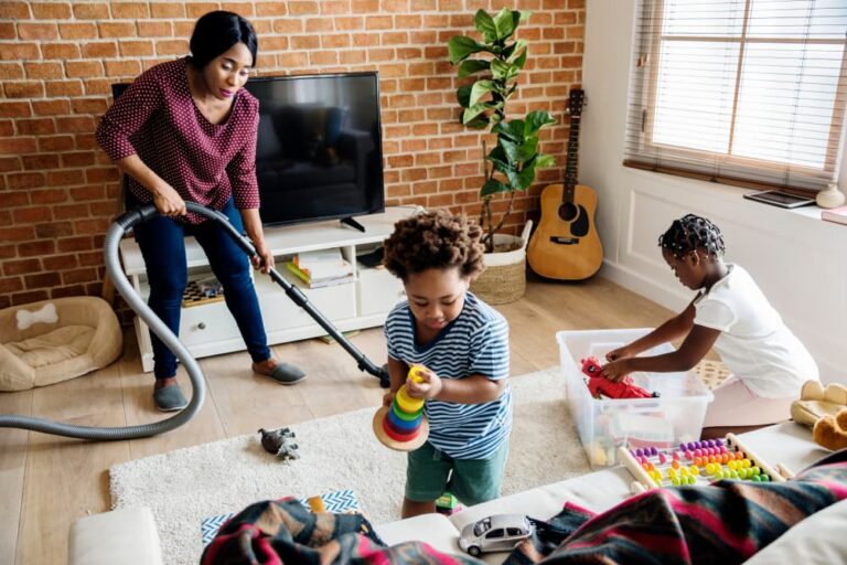 What age do you teach kids to clean